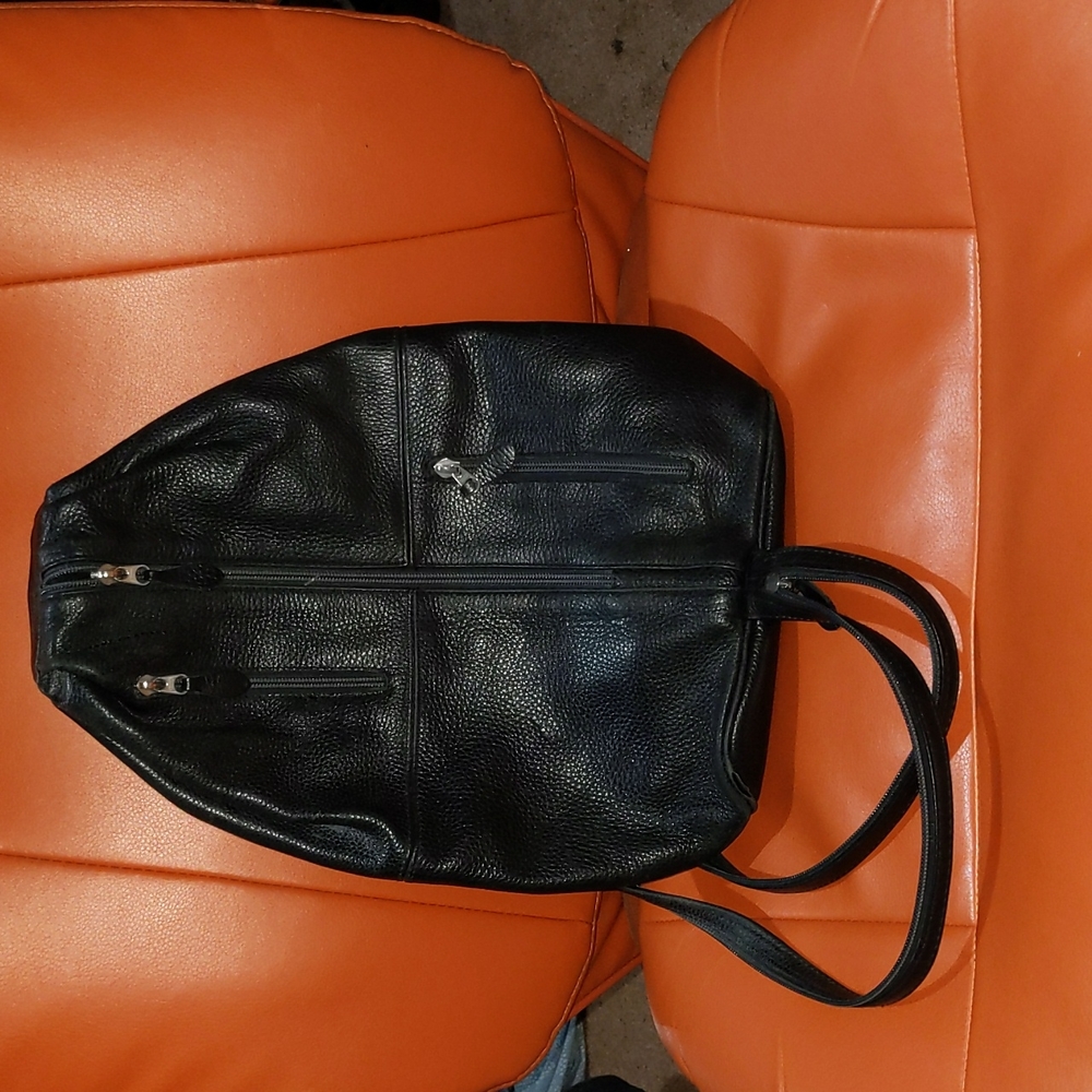 Leather Backpack Crossbody Welcome 1930 Made in Argentina